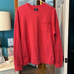 JCrew sweatshirt (red/pink)